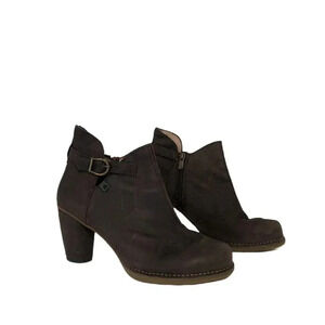IN BOX Leather Spain El Naturalista Colibri Ankle Boots Size  8.5 Brown Casual